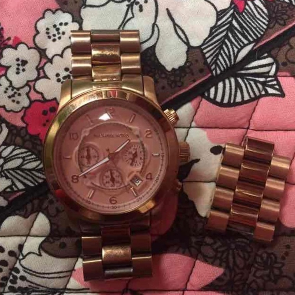 Unisex Rose Gold Michael Kors Smart Watch